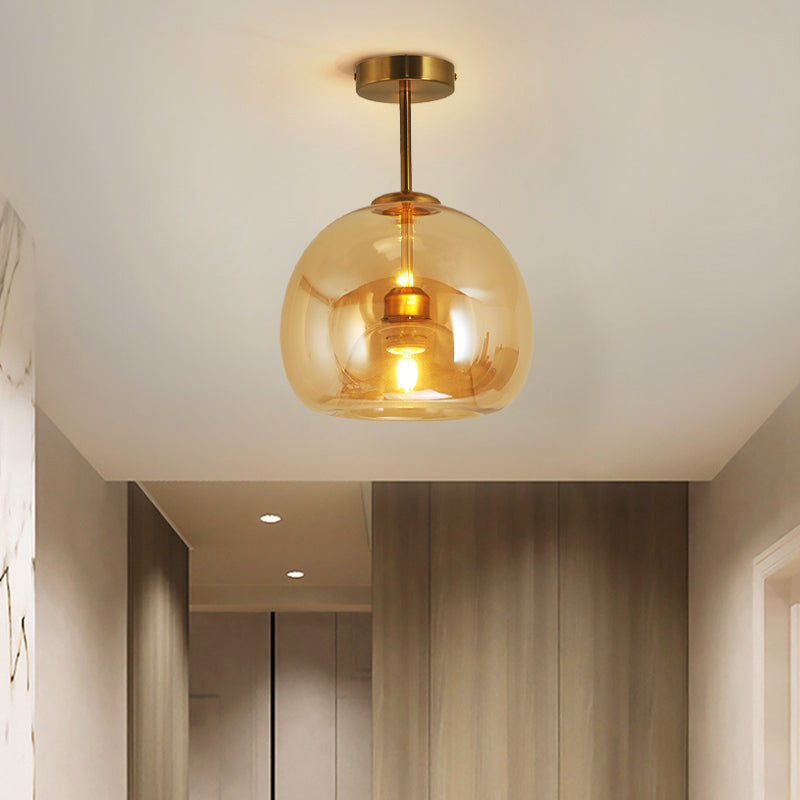 Goldenova - Rund, Chic Loftslampe i Sort og Guld