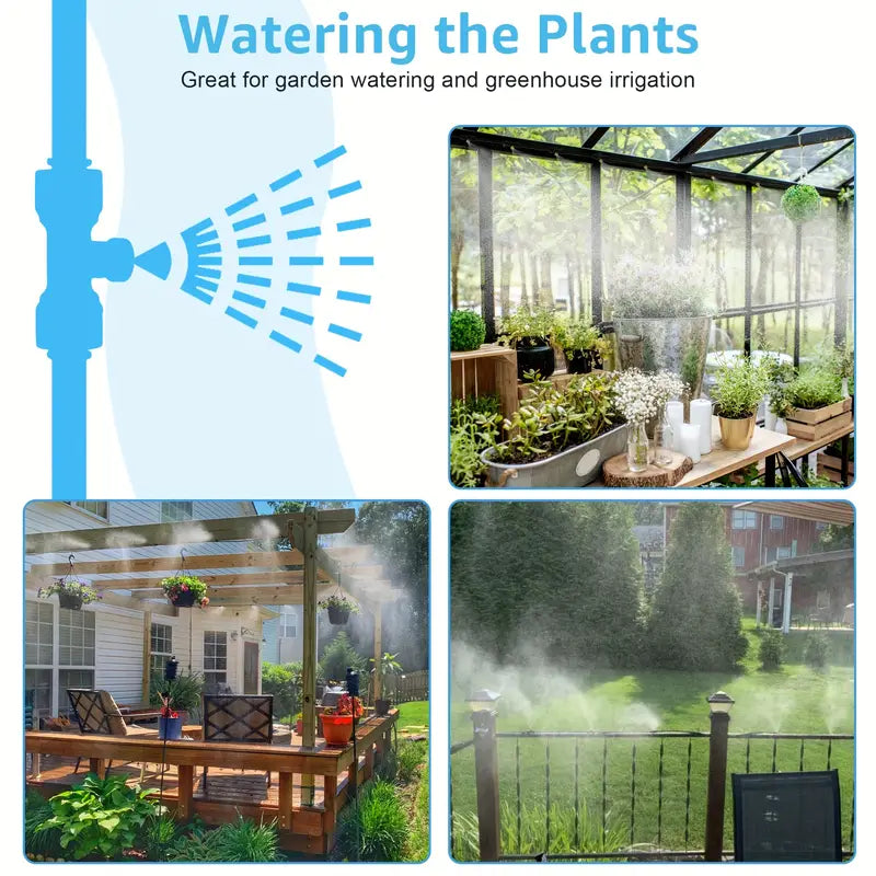 Dråbeirrigationssystem til Haven med Justerbar Dyse og Tilbehør for Effektiv Vanding-6