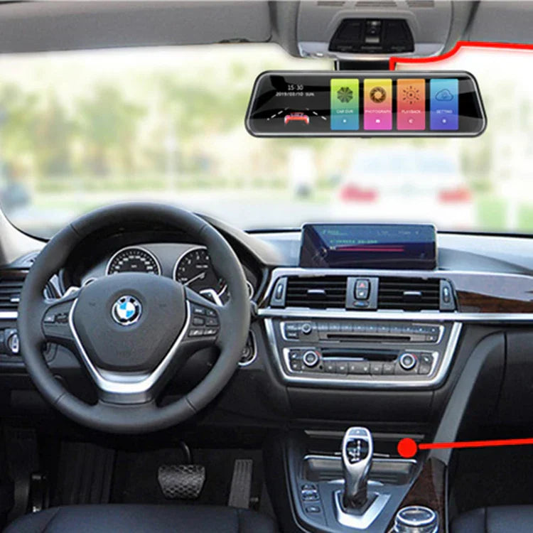 Bil Spejlkamera – 4K Opløsning & Integreret CarPlay | SafeView