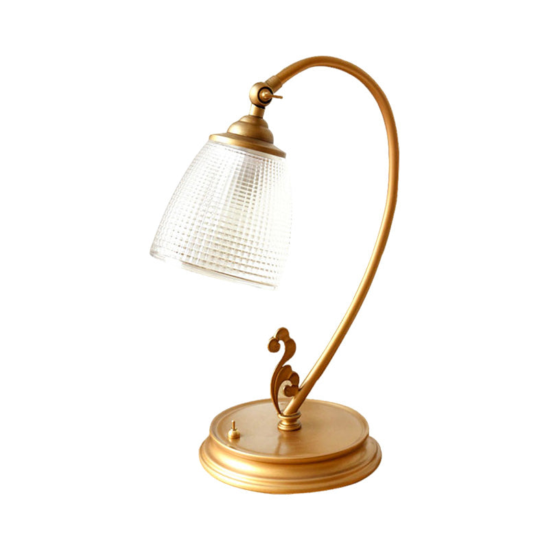 Lampe med Vintage Guldmetal Natlys | GoldAura