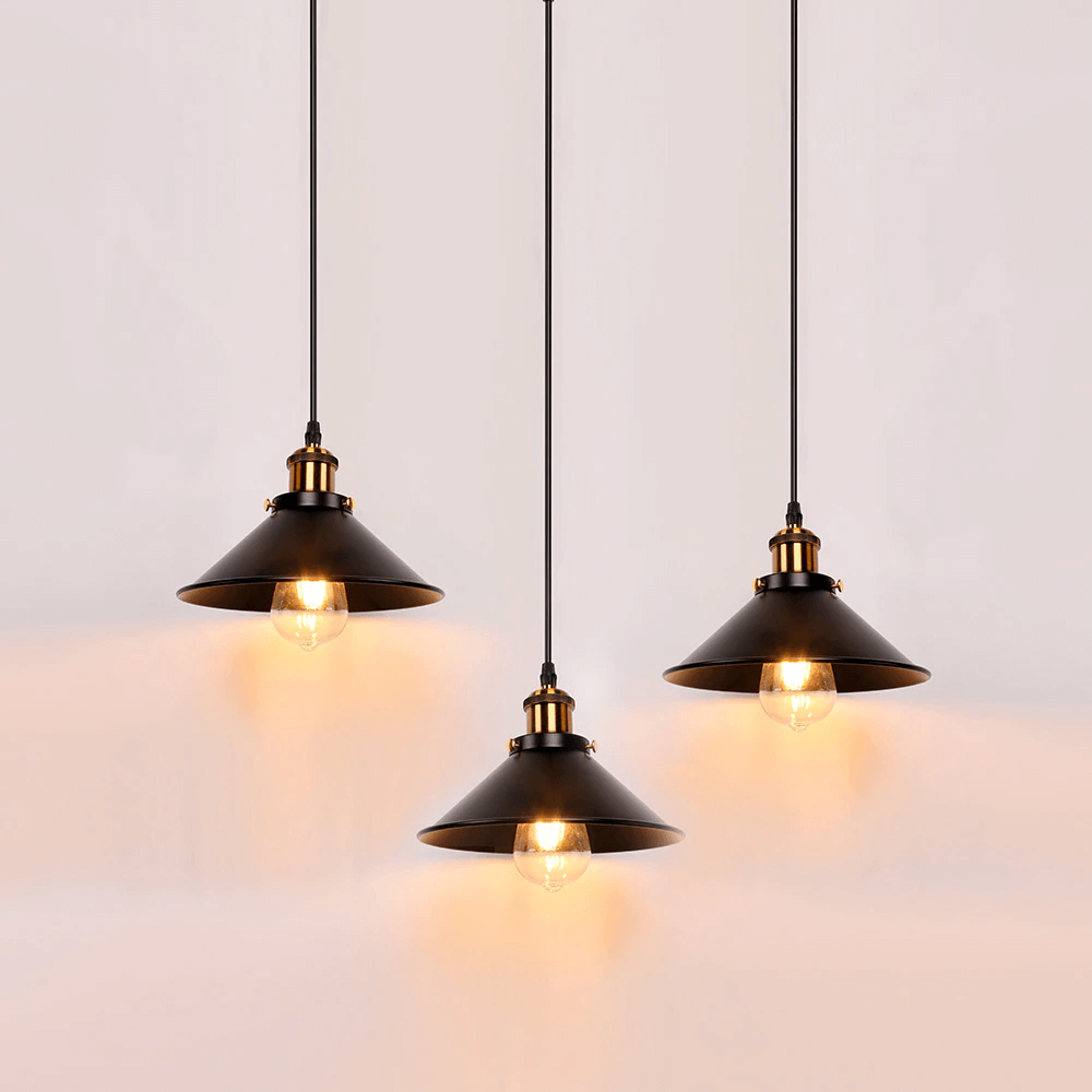 Stilfuld Skærm Loftlampe | BrassAura