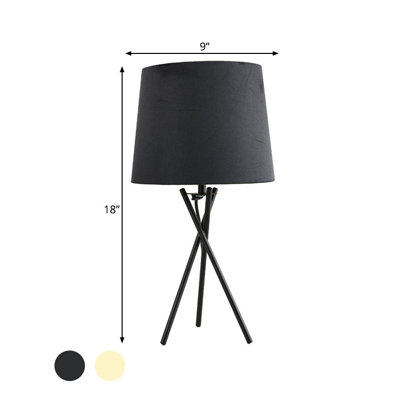 Minimalistisk Stof Bordlampe | SimpleGlow