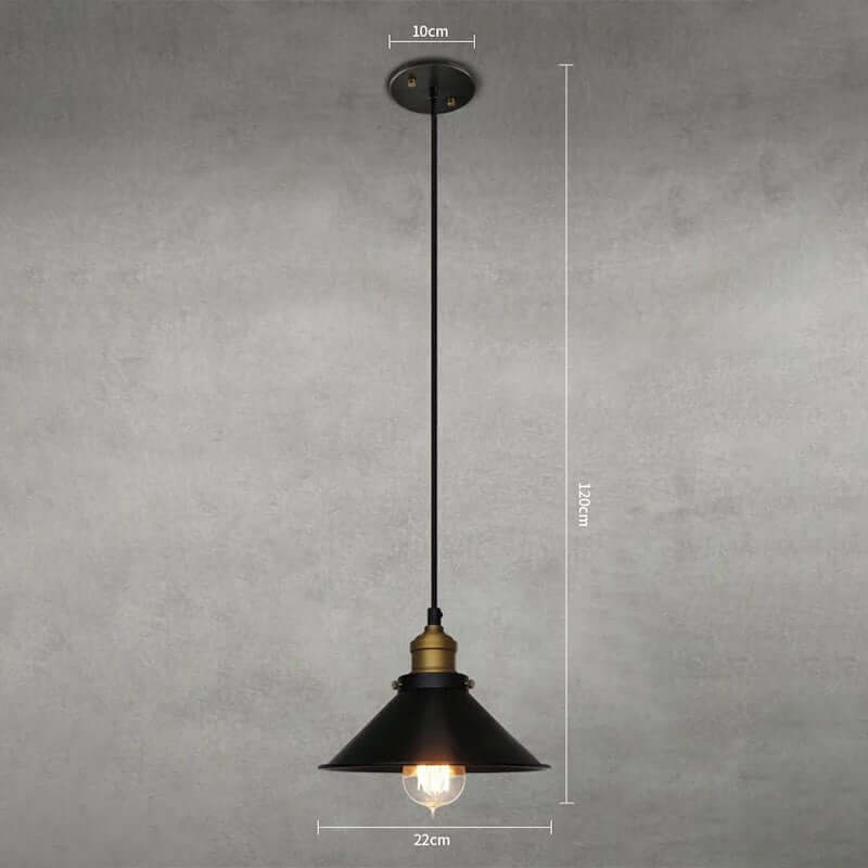 Stilfuld Skærm Loftlampe | BrassAura