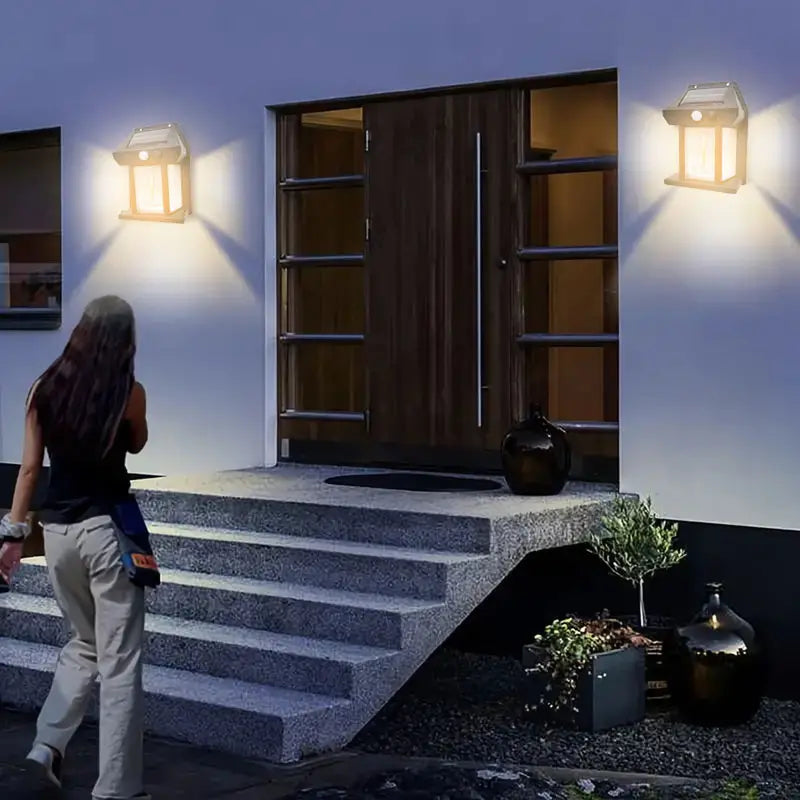 Moderne og Luksuriøs Vandtæt Væglampe | SolarLuxe