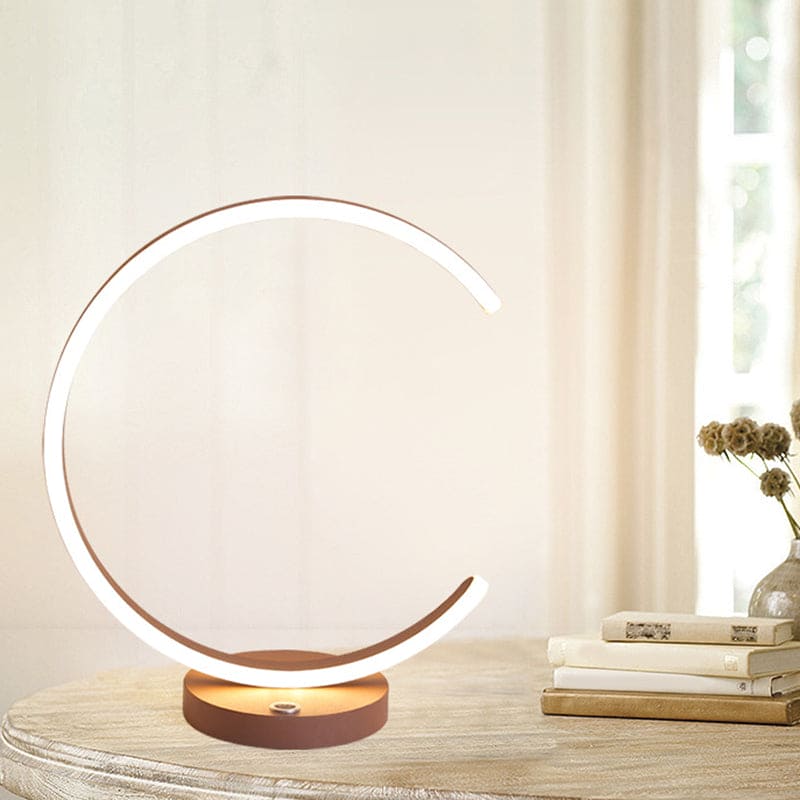 C-formet Natlampe i Metal | C-Lume