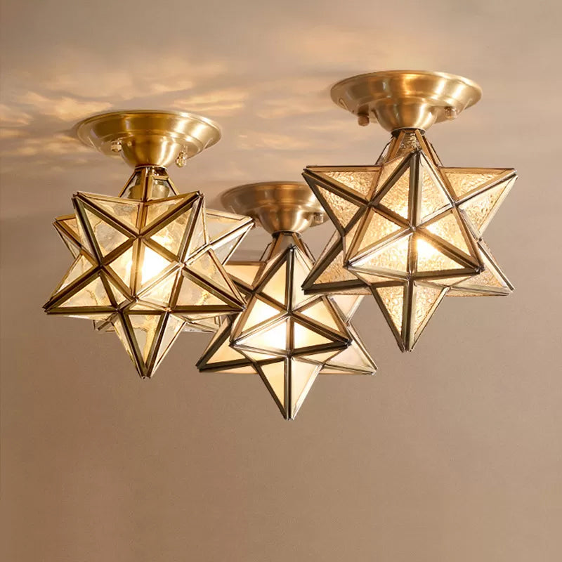 Lysende Stjerne Glaslampe | StarLume
