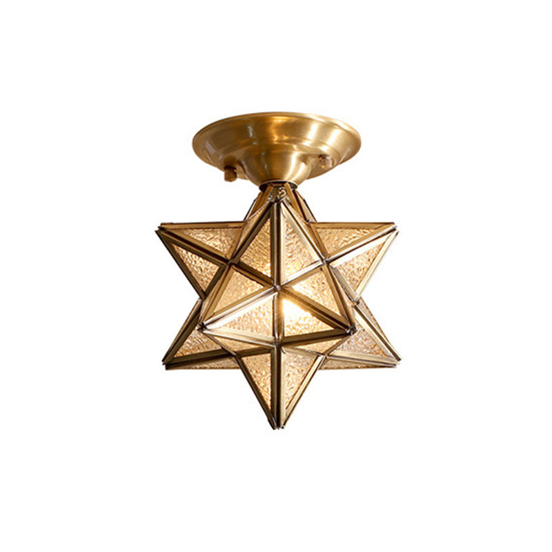 Lysende Stjerne Glaslampe | StarLume