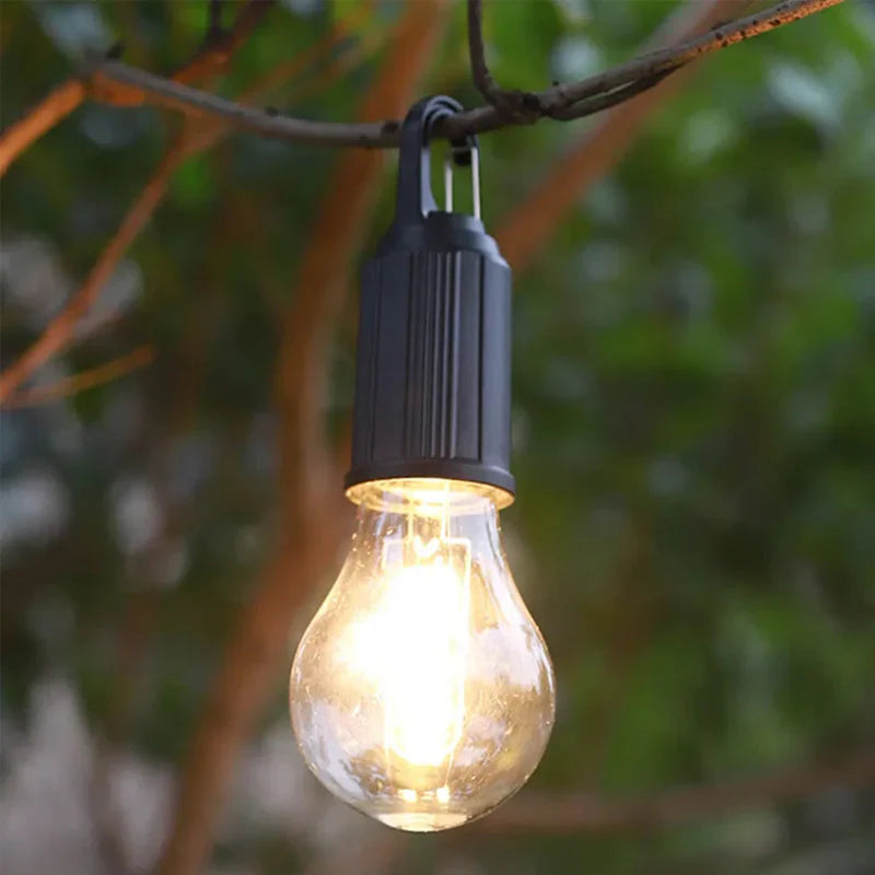 Opladelig Retro Bordlampe til Indendørs og Udendørs Brug-6