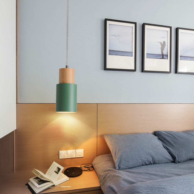 Elegant Loftlampe med Trætop | WoodGlow