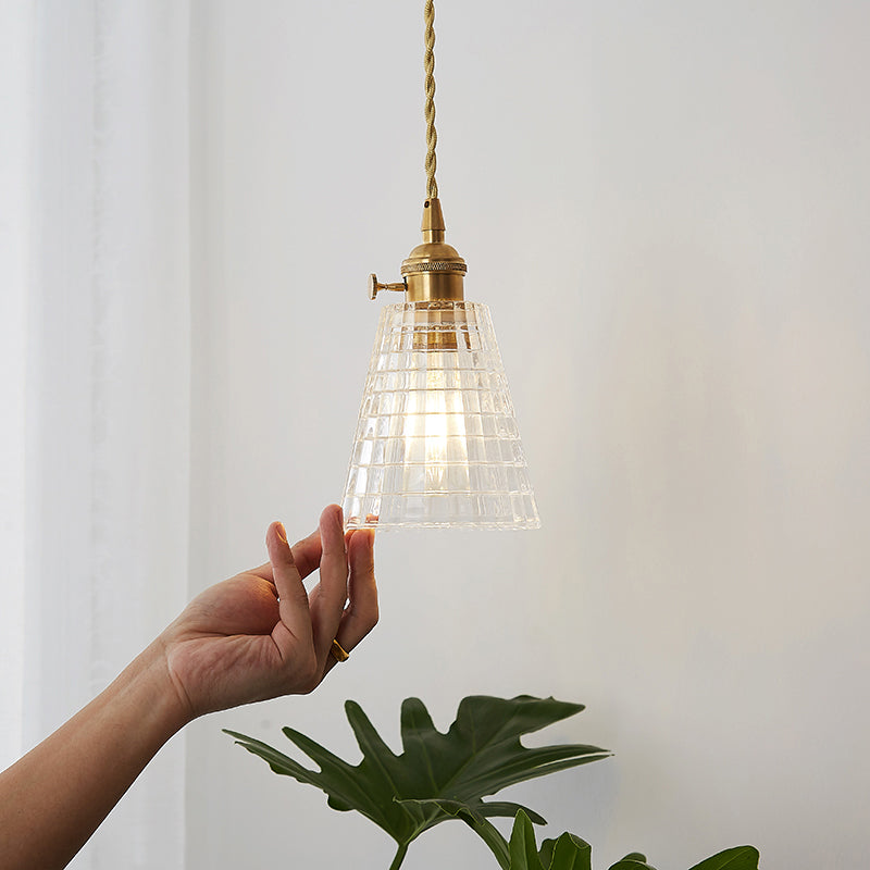 Elegant Glas Loftlampe | CrystalLuxe