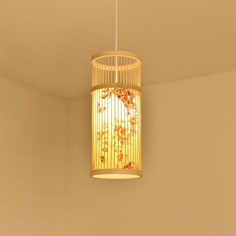 Japansk Design Kroonluchter i Bambus