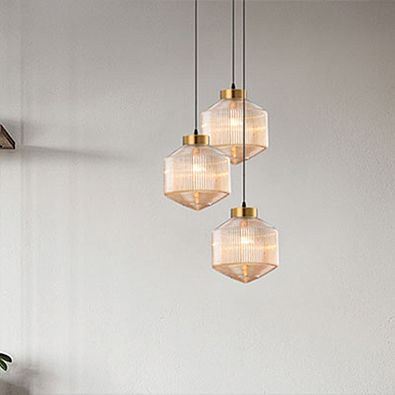 Moderne Trommel Loftlampe i Mat Glas | DrumGlow