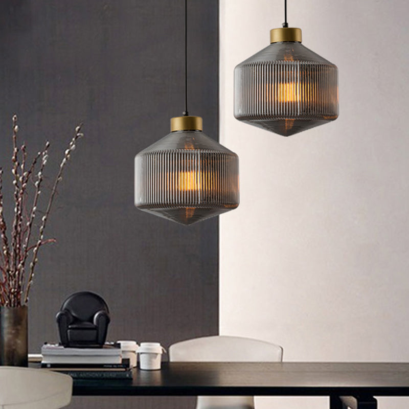 Moderne Trommel Loftlampe i Mat Glas | DrumGlow