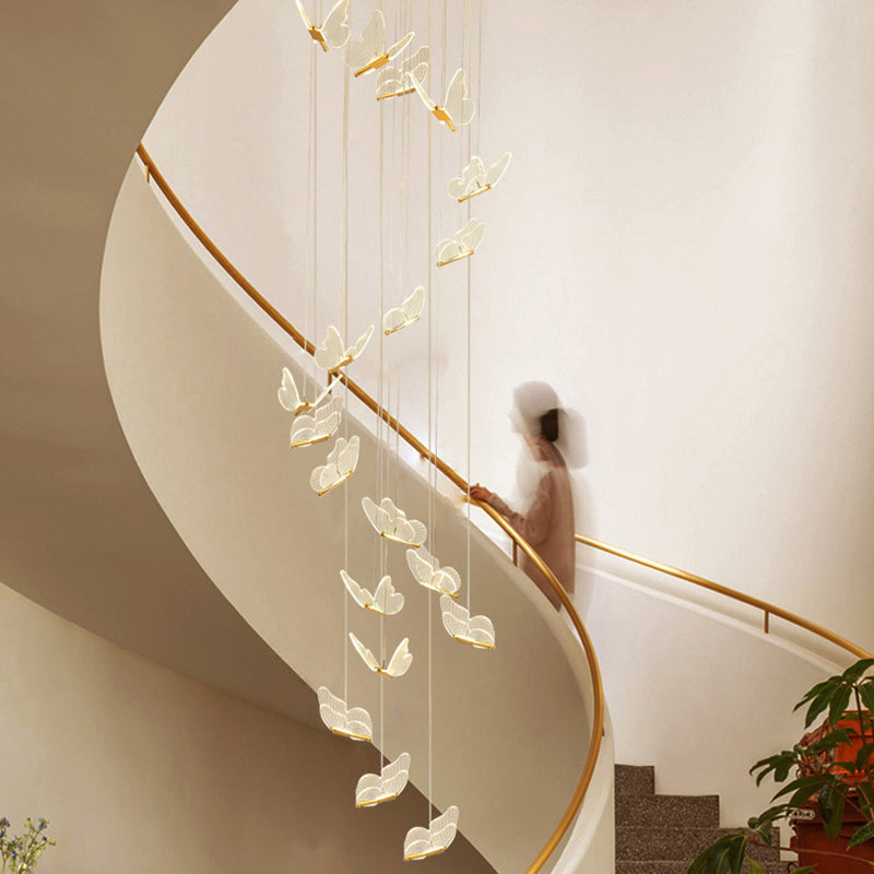 Elegant Spiralformet LED Hængelampe | SpiralGlow