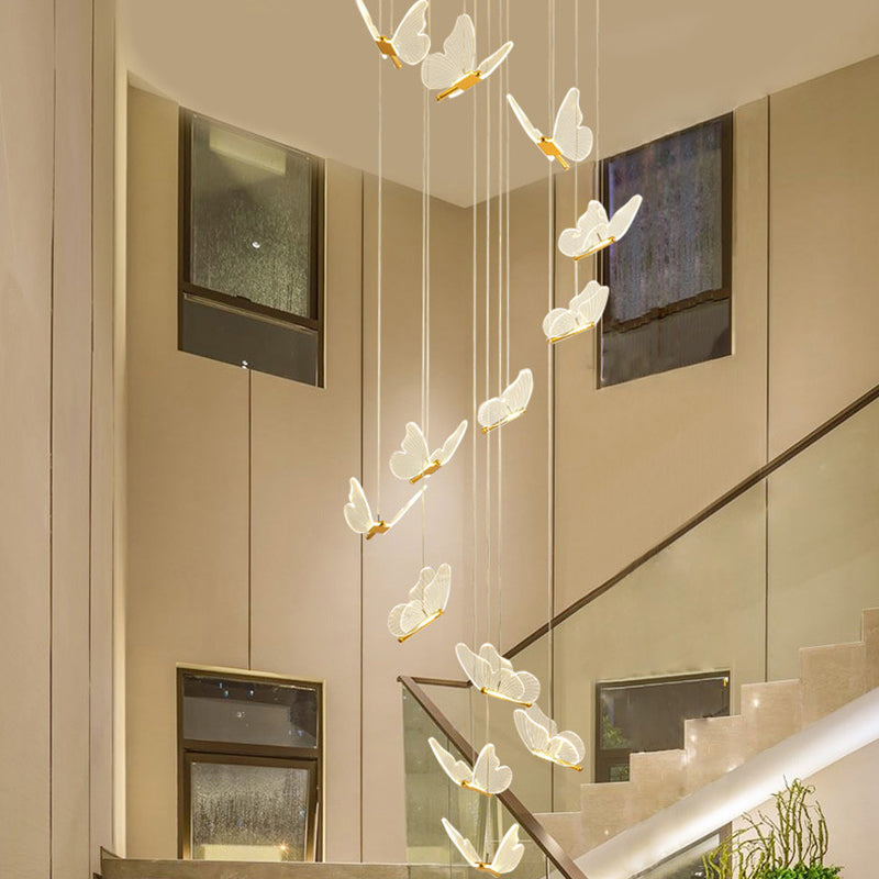 Elegant Spiralformet LED Hængelampe | SpiralGlow