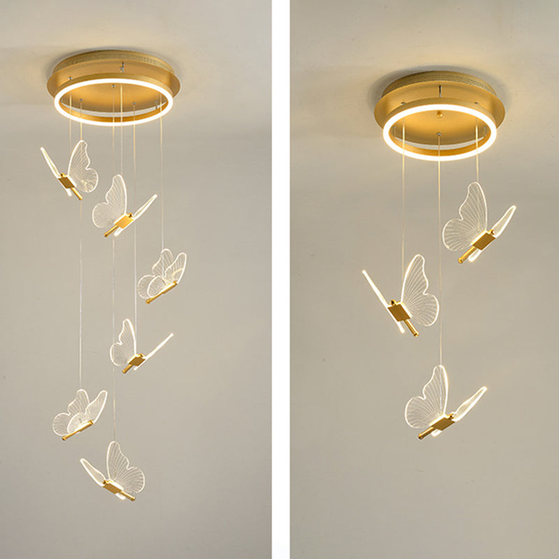 Elegant Spiralformet LED Hængelampe | SpiralGlow