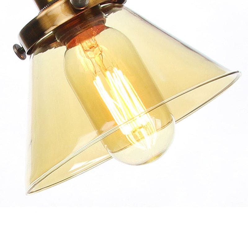 Kegleformet Klar Glas Bordlampe | Elegabel