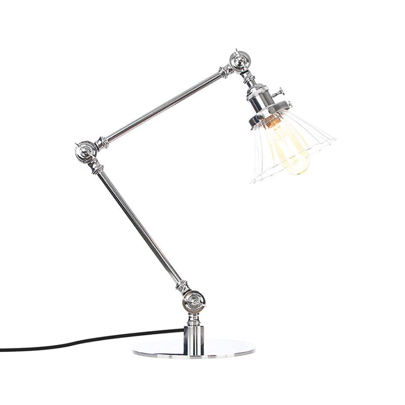 Kegleformet Klar Glas Bordlampe | Elegabel