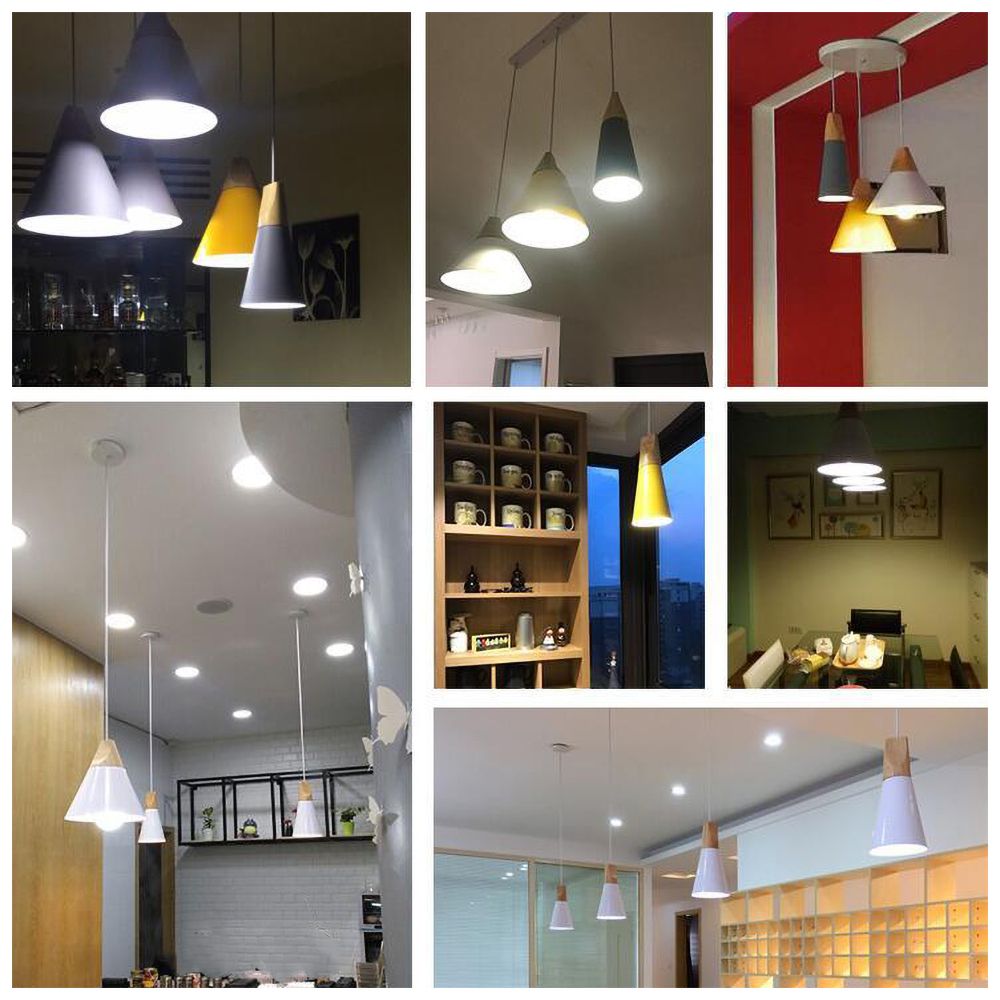 Minimalistisk Træ Pendellampe | NordicLight