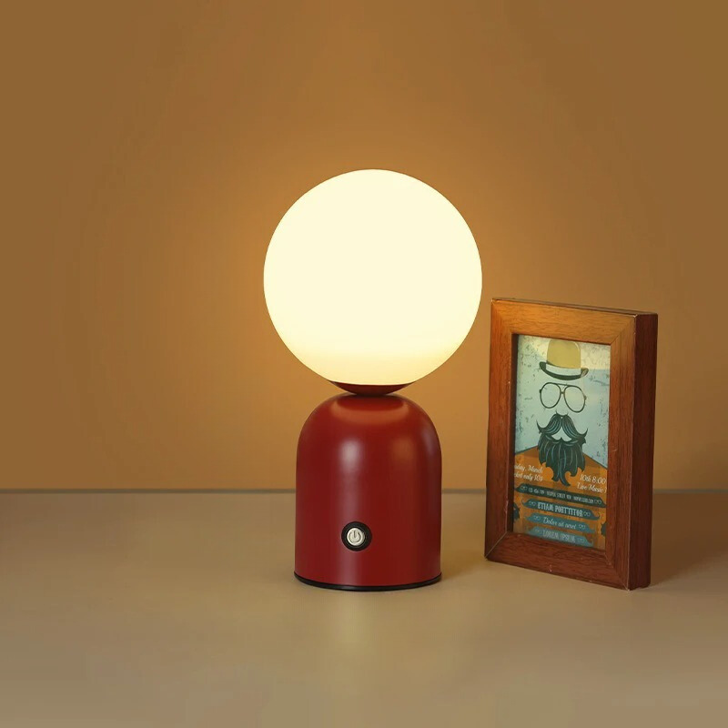 Minimalistisk Bærbar Orb Lampe | LumeOrb