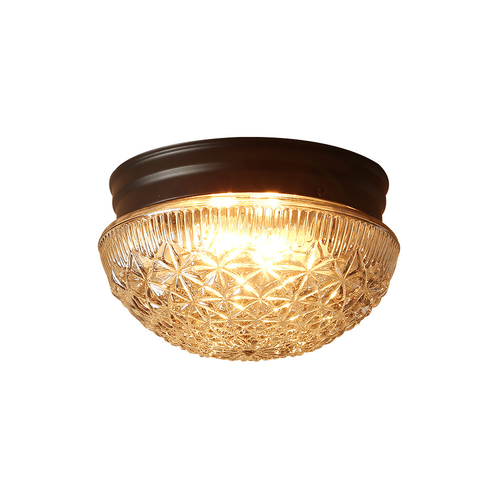 Stilfuld Glaspanel Plafondlampe | ClearLuxe