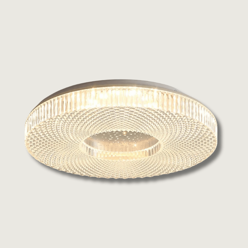 LuxeHalo - Stilfuld Rund Plafondkroneslysekrone