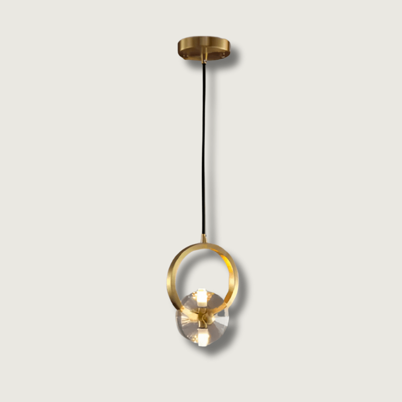 LuxeShine - Elegant Gylden Kroneslysekrone
