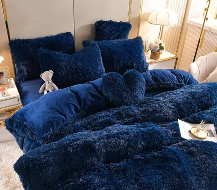 Velour Dynebetræk med Lynlåslukning | VelvetEase