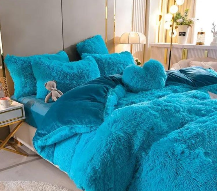 Velour Dynebetræk med Lynlåslukning | VelvetEase