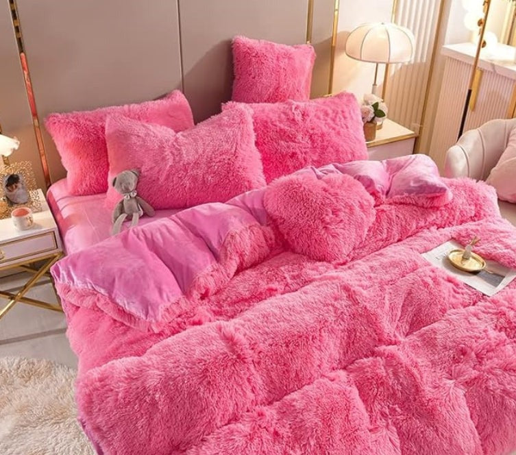 Velour Dynebetræk med Lynlåslukning | VelvetEase