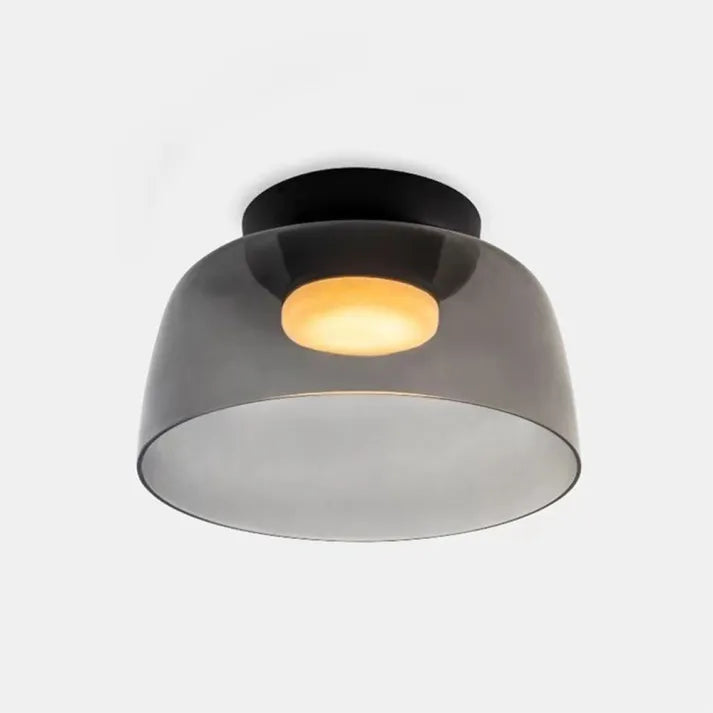 GlasElegance – Middelalderlig Loftslampe med Moderne Twist