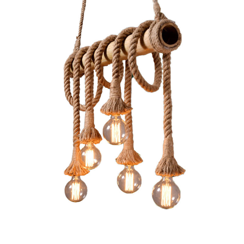 Moderne Sejlampe med Reb | NauticalBamboo