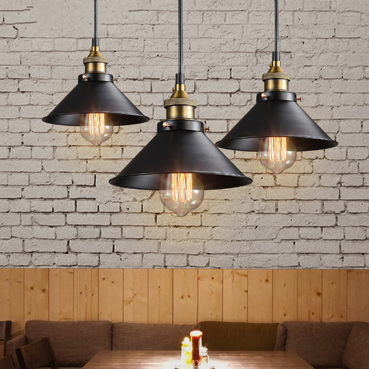 Stilfuld Skærm Loftlampe | BrassAura