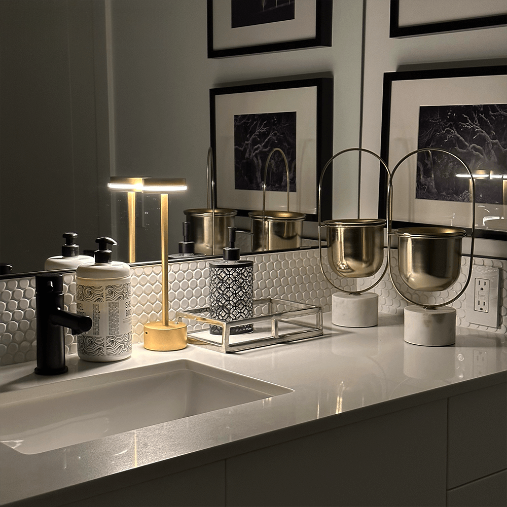 Draadloze Tafellamp – Minimalistisch en Functioneel Design | GlowLite