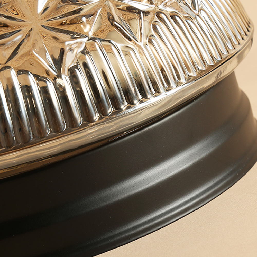 Stilfuld Glaspanel Plafondlampe | ClearLuxe