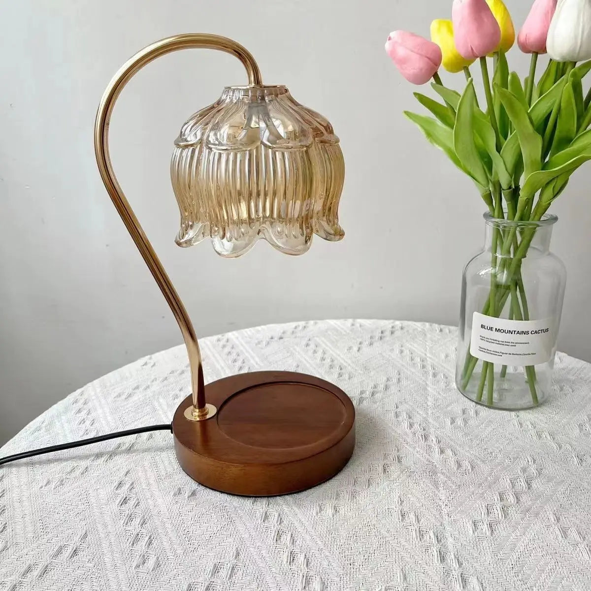 Vintage Krystal Bordlampe – Klassisk og Elegant | CrystalVintage