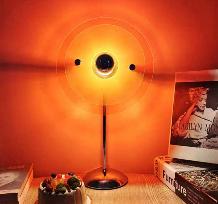 AuraGlow Bauhaus-Inspireret Retro Lampe