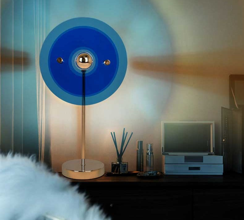 AuraGlow Bauhaus-Inspireret Retro Lampe
