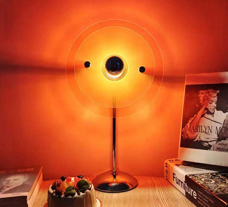 AuraGlow Bauhaus-Inspireret Retro Lampe