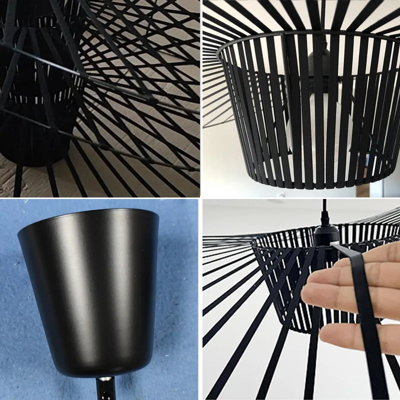 ShadowGlow Black Hat Pendel Lampe