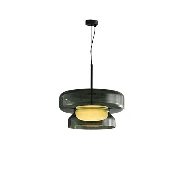BohemeraGlow Luksuriøs Mundblæst Glas Pendel Lampe