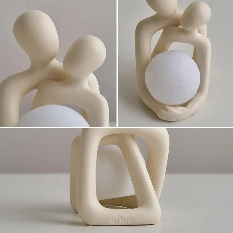 Klassisk Romantisk Omfavnelse Statue Lampe | EternalEmbrace