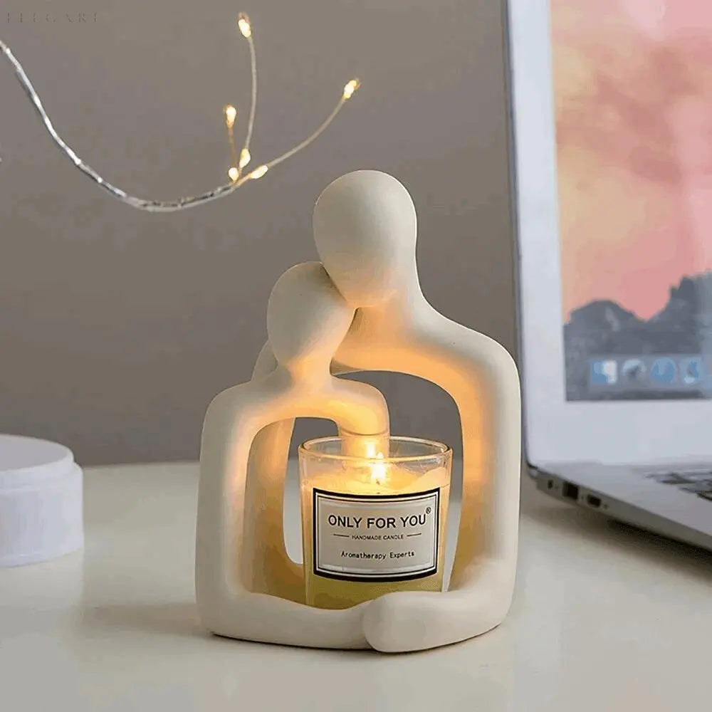 Klassisk Romantisk Omfavnelse Statue Lampe | EternalEmbrace