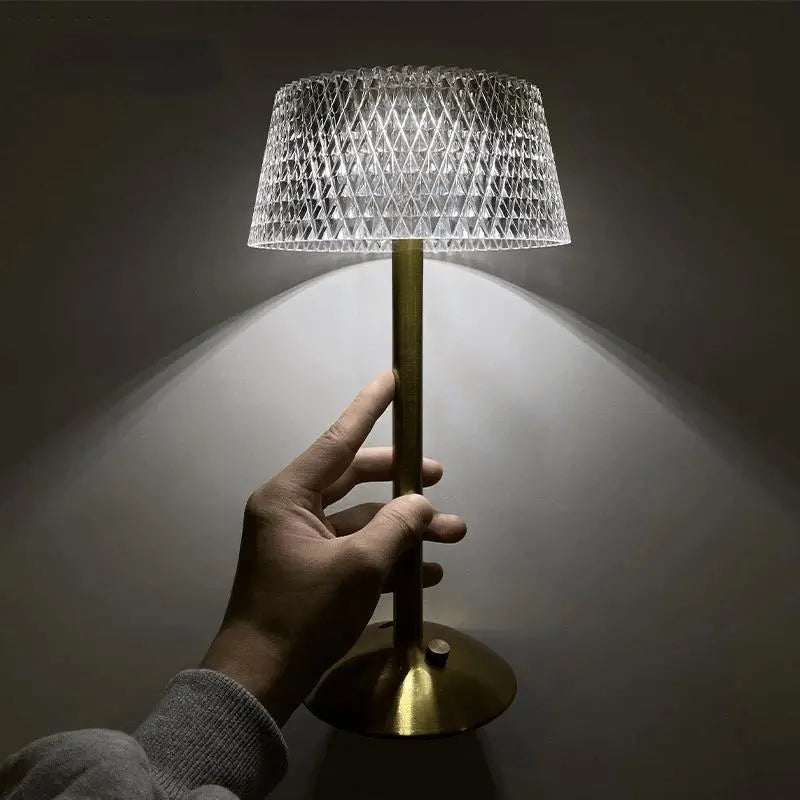 Trådløs Retro-Designer Bordlampe | RetroGlow