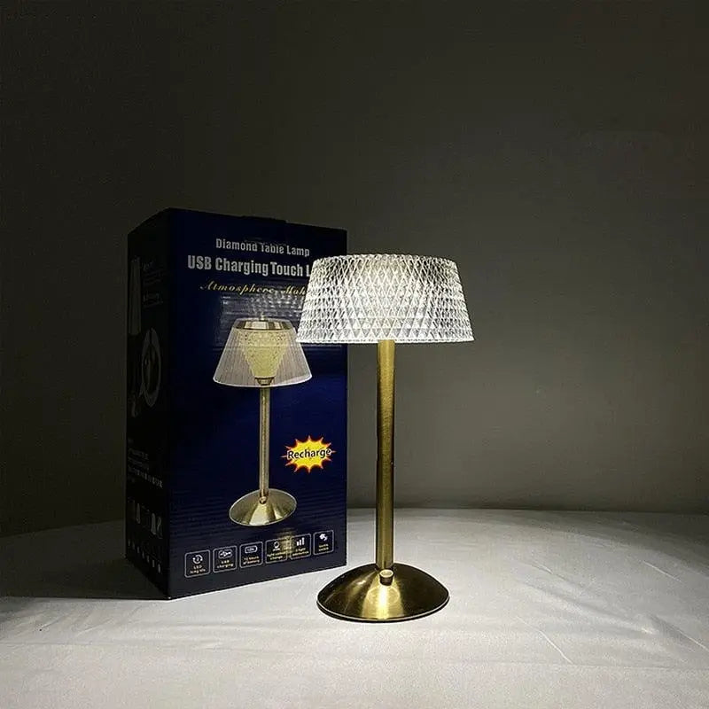 Trådløs Retro-Designer Bordlampe | RetroGlow