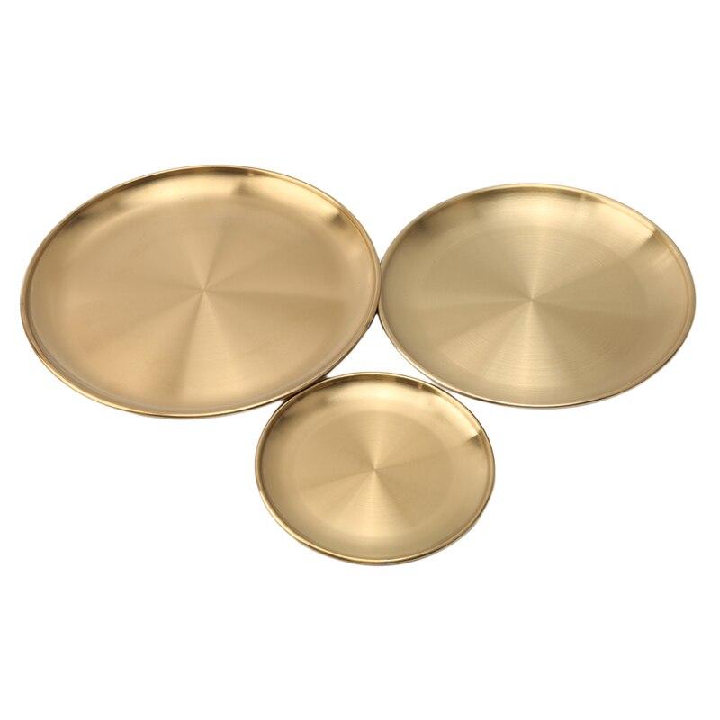 Golden Element Tallerkenkollektion – Elegant 3-delt Sæt | GoldEdge
