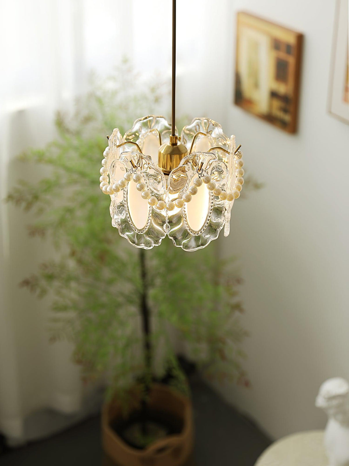 Funklende Krystal Loftlampe | SparkleCrystal