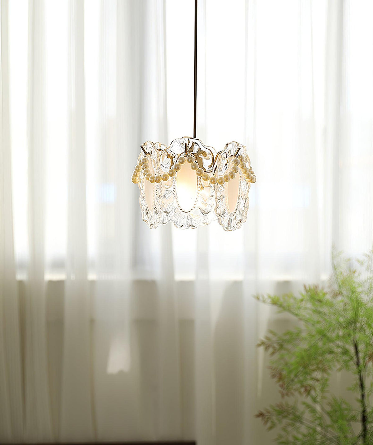 Funklende Krystal Loftlampe | SparkleCrystal