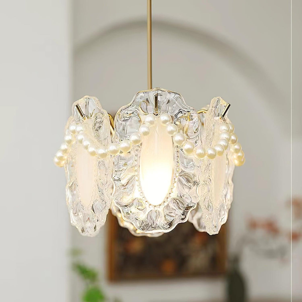 Funklende Krystal Loftlampe | SparkleCrystal