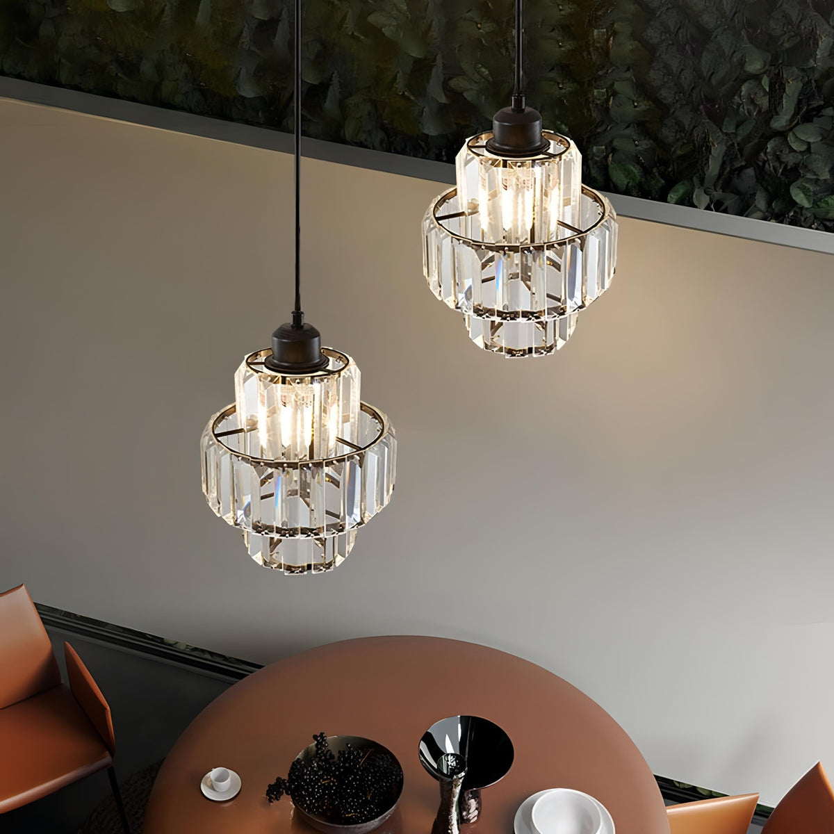 FernandoÉlégance – Loftlampe i Struktureret Krystal